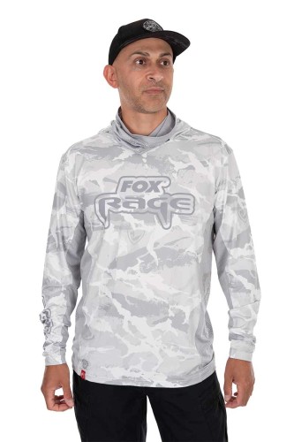 Fox Rage Koszulka UV Hooded Light Cam Top.jpg