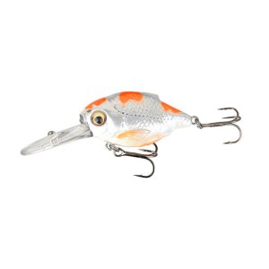 Wobler SG 3D Crucian Crank 34DR 3,4g 0,8-1m Pearl White Silver 