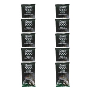 Sensas Zanęta 3000 10x1kg Gros Gardons Noire - ZESTAW