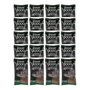 Sensas Zanęta 3000 20x1kg Gros Gardons - ZESTAW