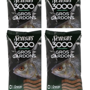 Sensas Zanęta 3000 4x3kg Gros Gardons - ZESTAW