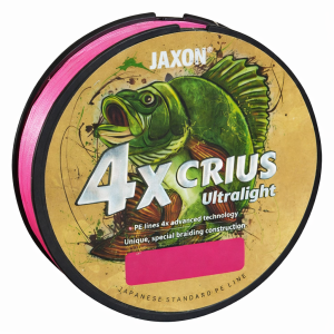 Jaxon Plecionka 4X Crius Ultralight 150m 0.061mm 4kg Fluo Różowy 