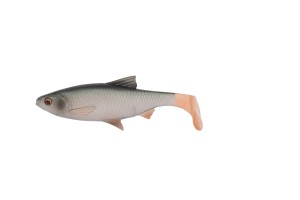 Gumy SG 3D River Roach Paddle Tail 18cm 70g Green Silver Ghost 2szt