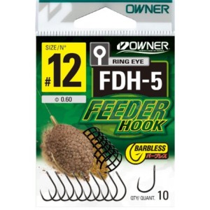 Owner Haczyki Feeder Hook FDH-5 nr12 - 10szt 