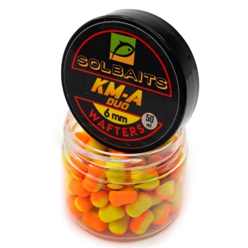 Solbaits Wafters 6mm 50ml KMA Duo-Orange Yellow.jpg