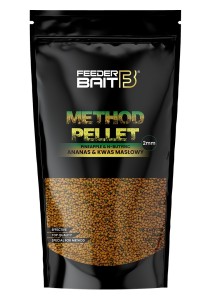 Feeder Bait Pellet 2mm 800g Ananas/Kwas Masłowy