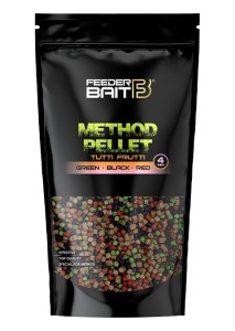 Feeder Bait Pellet 4mm 800g Tutti Frutti/Green/Black/Red