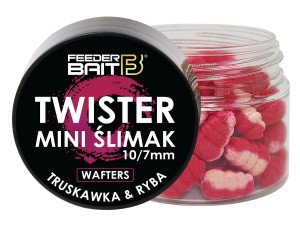Feeder Bait Przynęta Mini Ślimak Wafters 10/7mm Truskawka-Ryba 
