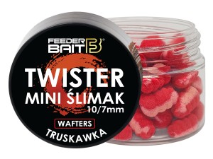 Feeder Bait Przynęta Mini Ślimak Wafters 10/7mm Truskawka 