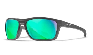 WileyX Okulary WX Kingpin Matte Graphite Frame/Captivate Pol Green Mirror 