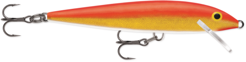 Rapala Wobler Floater Kolor Gold Fluorescent Red f09gfr.png