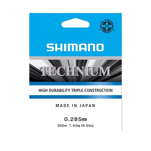 Shimano Żyłka Technium A 0,285mm 200m 7,50kg Grey tec20028a-2.jpg
