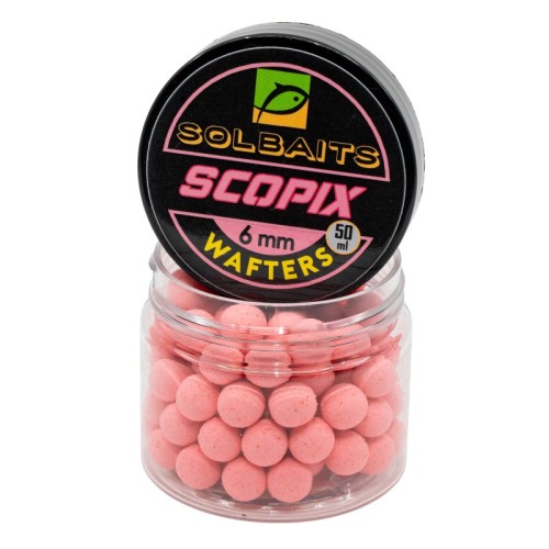 Solbaits Przynęta Wafters 6mm 50ml Scopix Pink Washed sol071.jpg