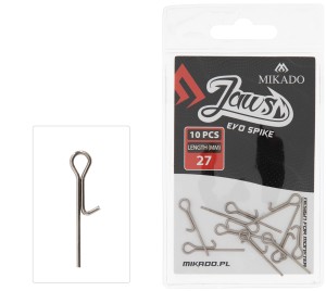 Mikado Pin do Przynęt Jaws EVO Spike 27mm - 10szt