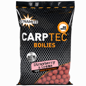 Dynamite Baits Kulki CarpTec 15mm 900g Strawberry&Creme 