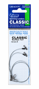 Dragon Przypon Classic Surflon 7x7 35cm 9kg - 2szt 