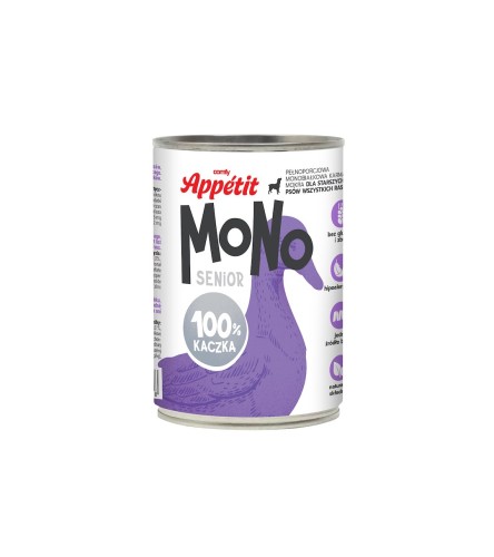 Comfy Appetit Mokra Karma dla Psów w Puszce 400g Mono Senior Kaczka 283216.jpg