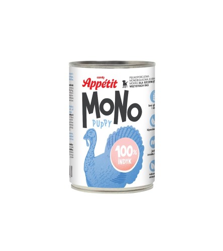 Comfy Appetit Mokra Karma dla Psów w Puszce 400g Mono Puppy Indyk 283212.jpg