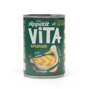 Comfy Appetit Mokra Karma dla Psów w Puszce 400g Vita Kaczka 