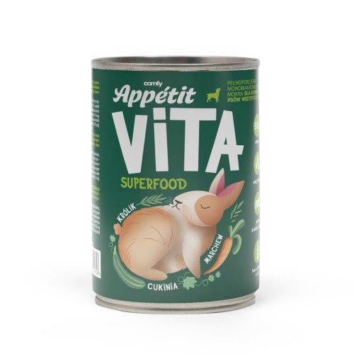 Comfy Appetit Mokra Karma dla Psów w Puszce 400g Vita Królik 259555.jpg