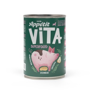 Comfy Appetit Mokra Karma dla Psów w Puszce 400g Vita Wieprzowina 