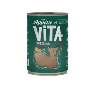 Comfy Appetit Mokra Karma dla Psów w Puszce 400g Vita Jeleń 