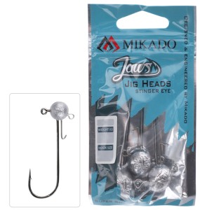 Mikado Główka Jigowa Jaws Stinger Eye 10g nr6/0 BN 3szt 