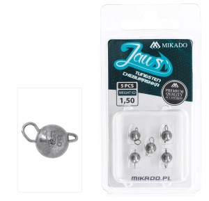 Mikado Czeburaszka Wolframowa Jaws 1,5g - 5szt 