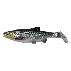 Guma SG Roach Paddle Tail 7,5cm 5g Green Silver UV 1szt 