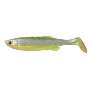 Guma SG Fat T-Tail Minnow Fluo Green Silver 7,5cm 1szt.   