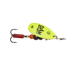 Dam Obrotówka Fluo Spinner 10g nr4 Yellow  