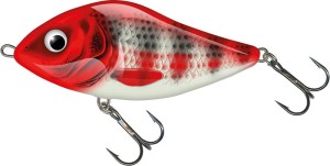 Salmo Wobler Slider 7cm Pływający Holo Red Head Striper 