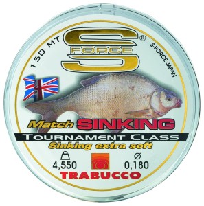 Żyłka Trabucco S-Force Match Sinking extra soft 0,14mm 2,8kg